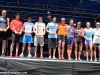 The final podium with the top five men and top five women