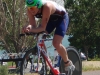 James Seear on the bike