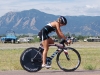 Lauren Gross on the bike