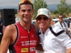 Timothy O'Donnell with Mirinda Carfrae