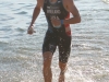 Weiland exits the water