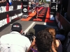 Callum Millward bows for the crowd