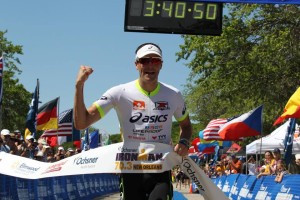 Andy Potts wins IRONMAN 70.3 New Orleans (image: IRONMAN.com)