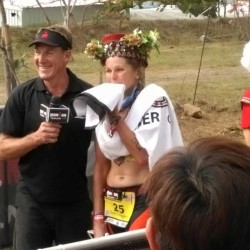 Post-race interview with Griesbauer