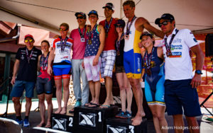 The top five men and women at the XTERRA Beaver Creek Mountain Championship (photo by Adam Hodges)