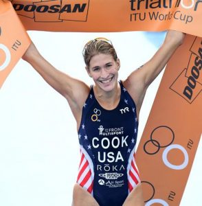 Summer Cook captured her second ITU World Cup win of 2016 (photo by Delly Carr/ITU)