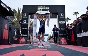 Boulder's Taylor Knibb wins the 2022 IRONMAN 70.3 Oceanside