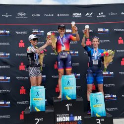 2022 IRONMAN Lake Placid women's podium