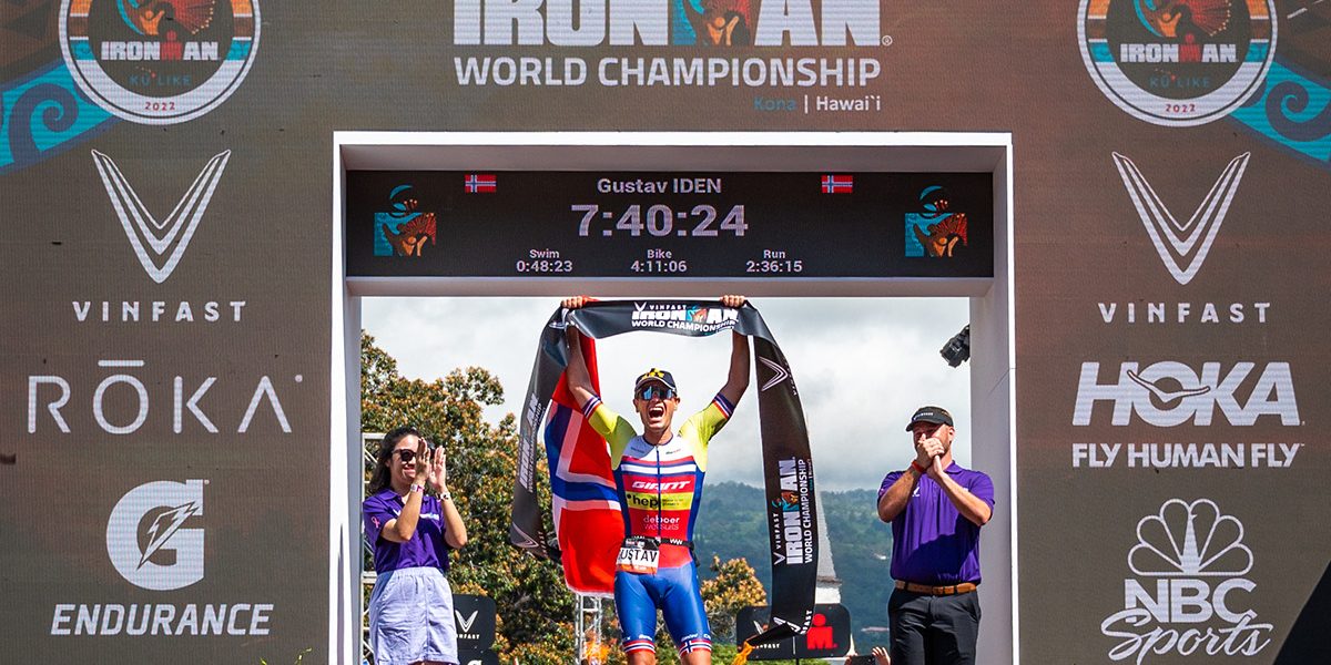 Gustav Iden Shatters Kona Course Record to Claim IRONMAN World Championship in 7:40:24