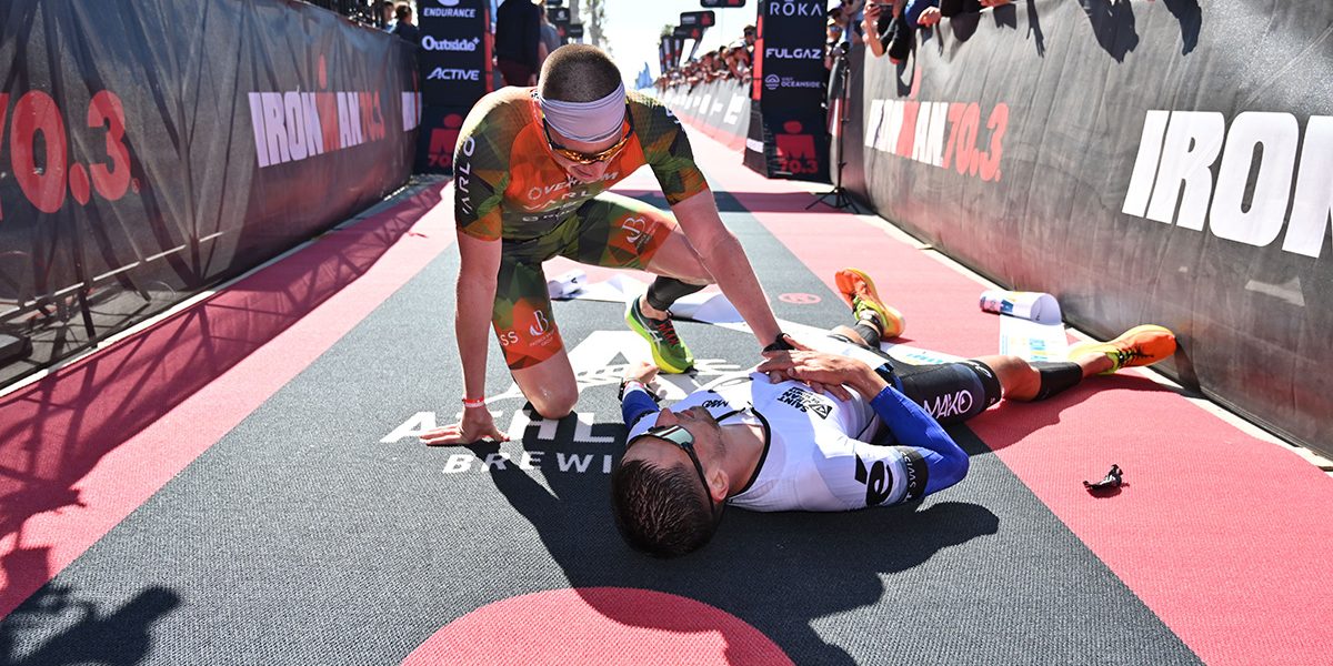 Jason West Takes Second in Close Finish at IRONMAN 70.3 Oceanside